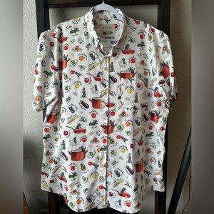 RSVLTS men’s XXL DISNEY AND PIXAR RATATOUILLE "BON RAT-PÉTIT" short sleeve